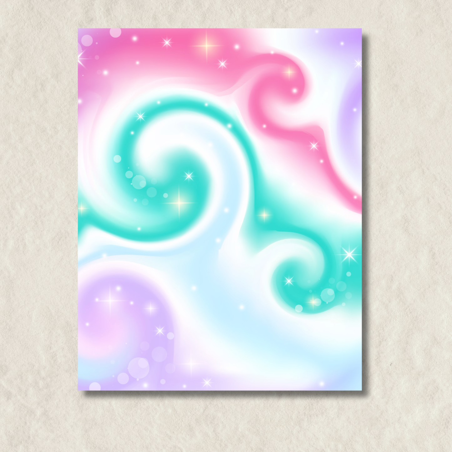 Playful Swirl Notepad