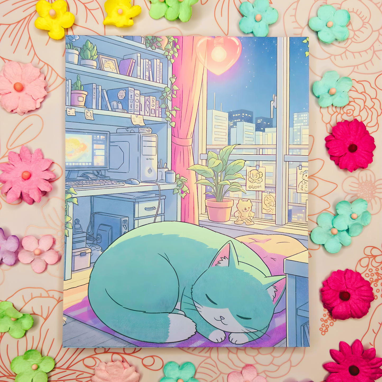 Pawsitively Snoozin' Notepad