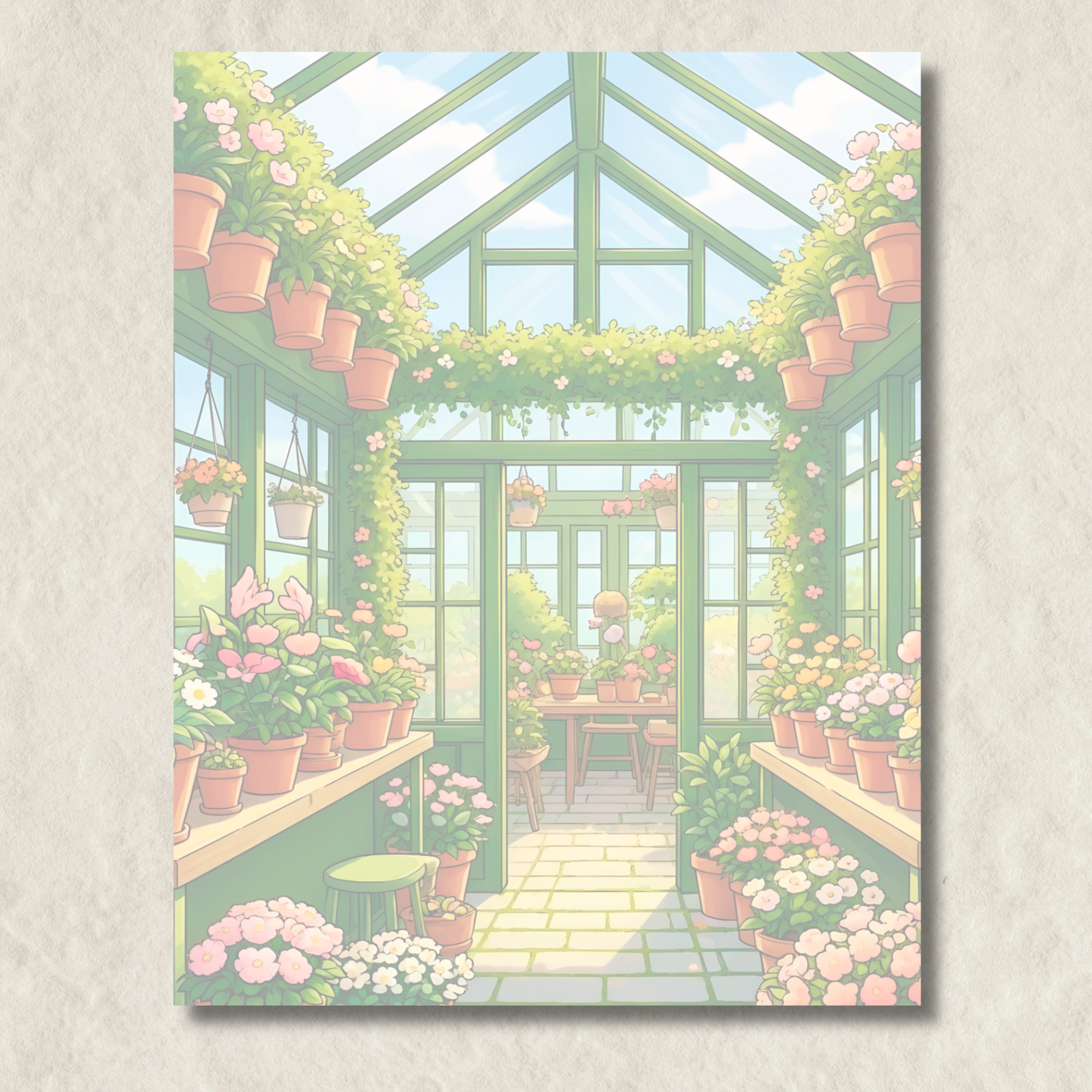 Peaceful Garden Notepad-Day Theme