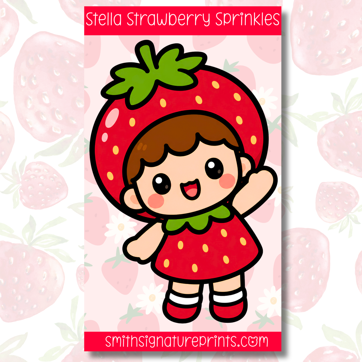 Strawberry Sticker Sheet SS036