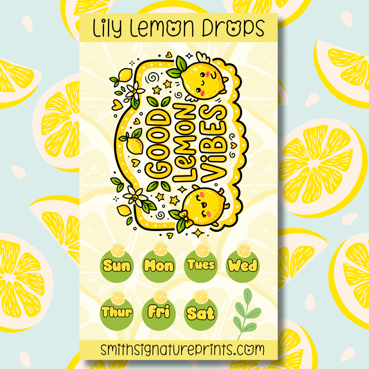 Lemon Sticker Sheet SS025