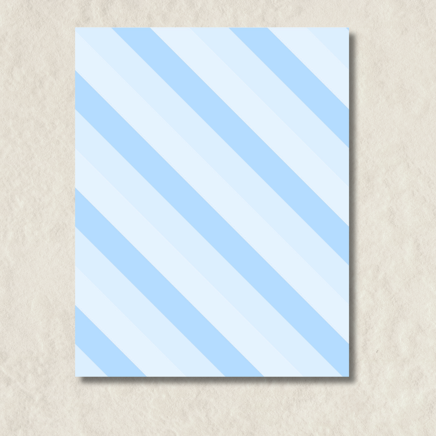 Blue Stripes Notepad