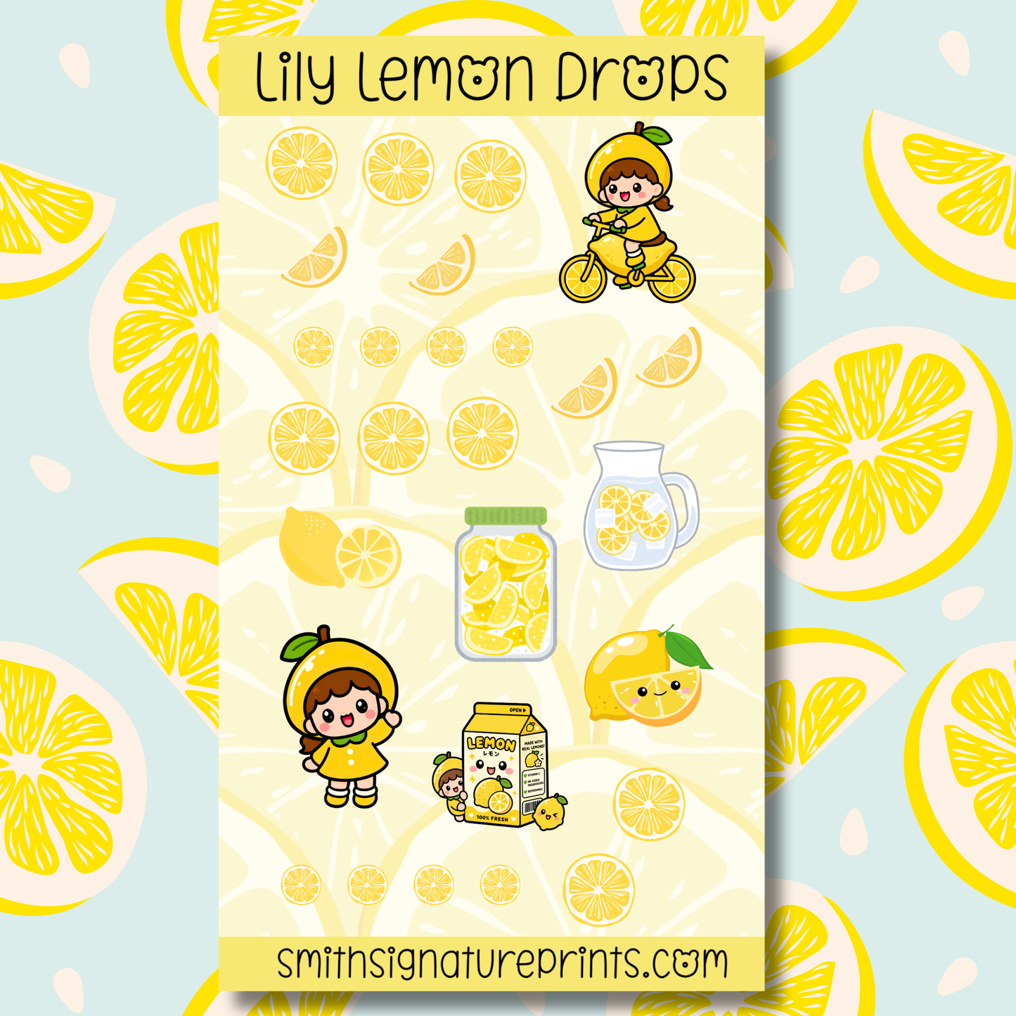 Lemon Sticker Sheet SS027