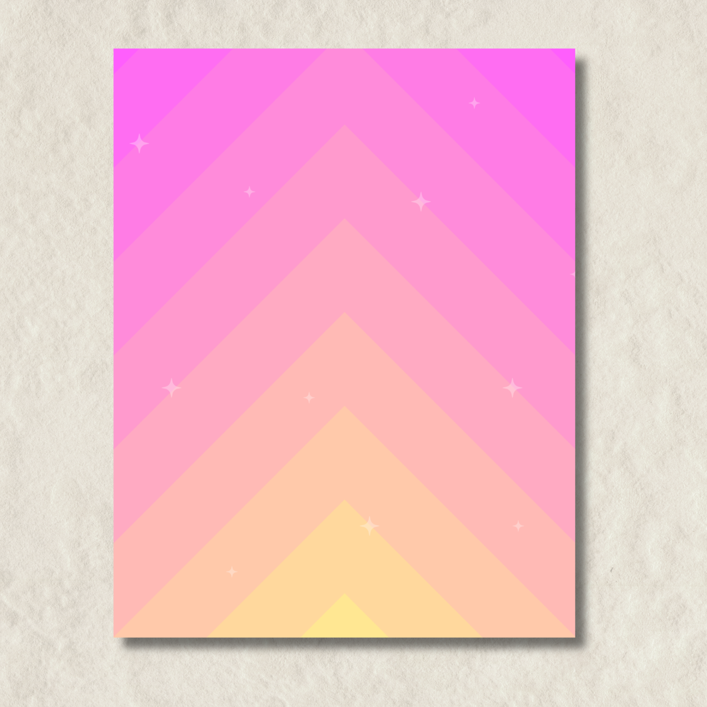 Ombre Sunset Notepad