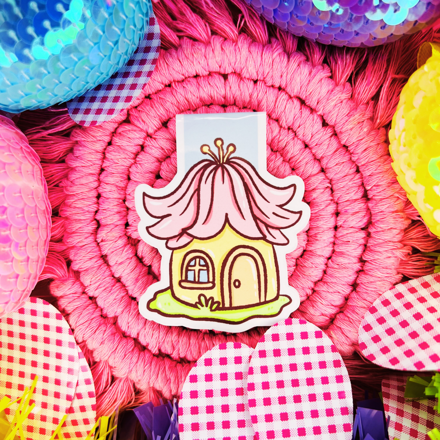 Pastel Meadow Pixies Magnetic Bookmark 003