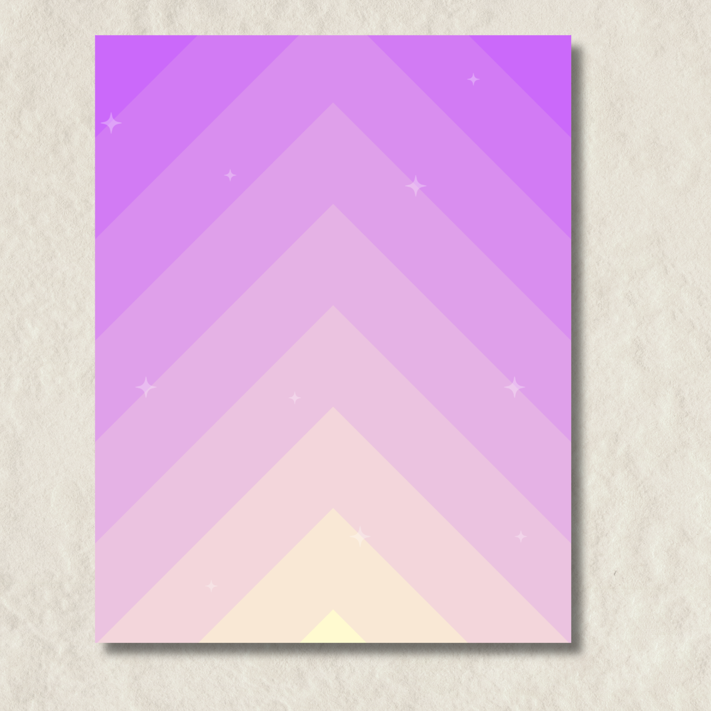 Ombre Sunset Purple Notepad