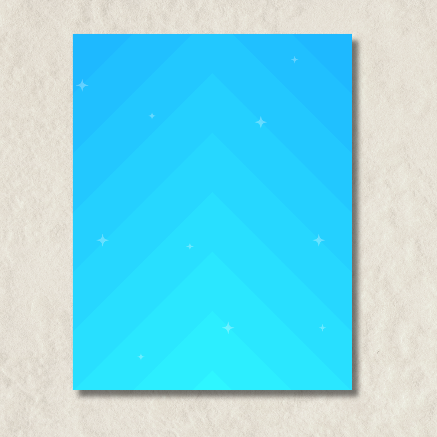 Ombre Sunset Blue Notepad