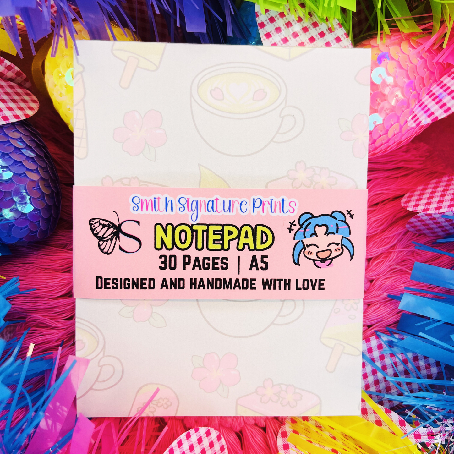 Matcha & Petals Notepad