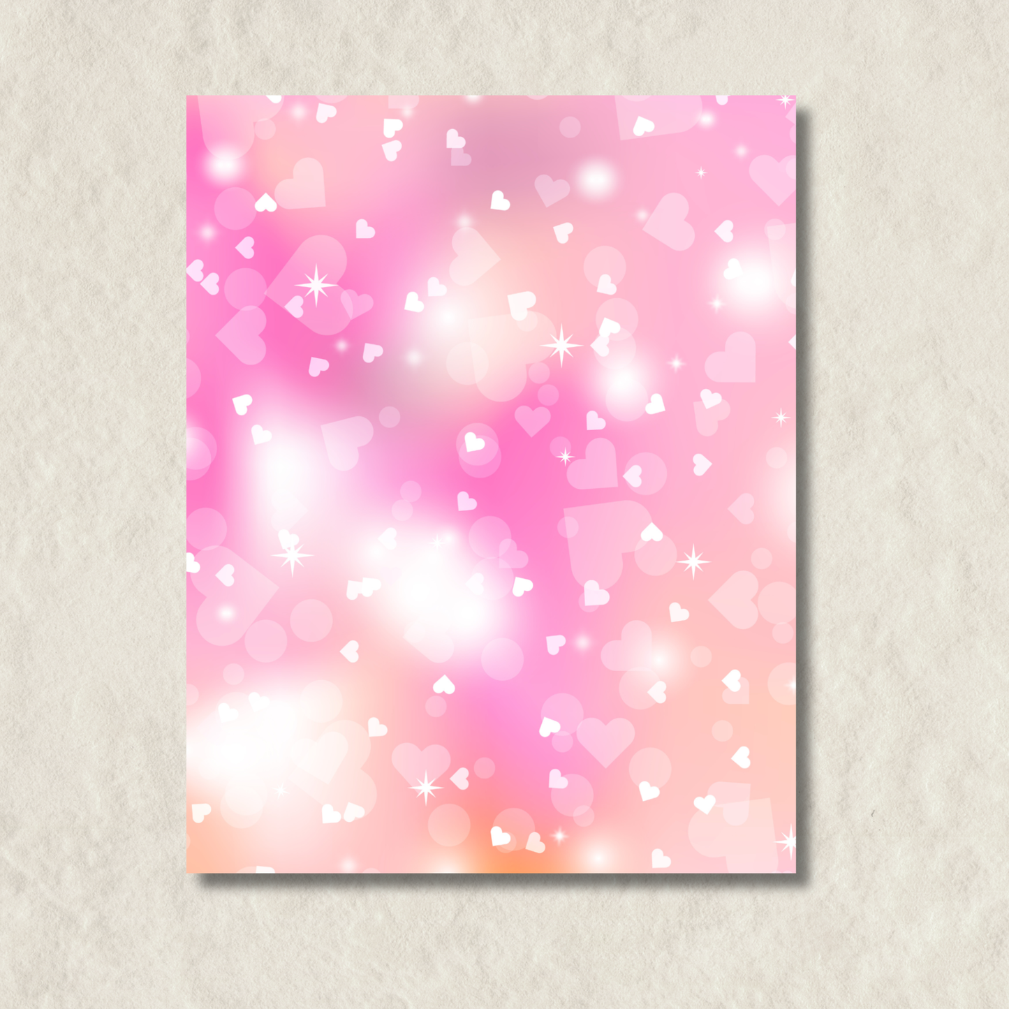 Pink/Orange Notepad