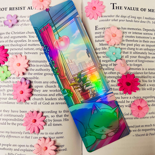 Pawsitively Snoozin' Bookmark