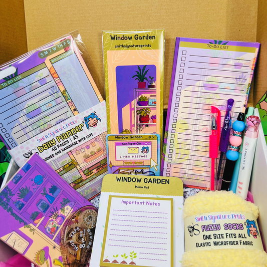 Window Garden Aesthetic Stationery Box