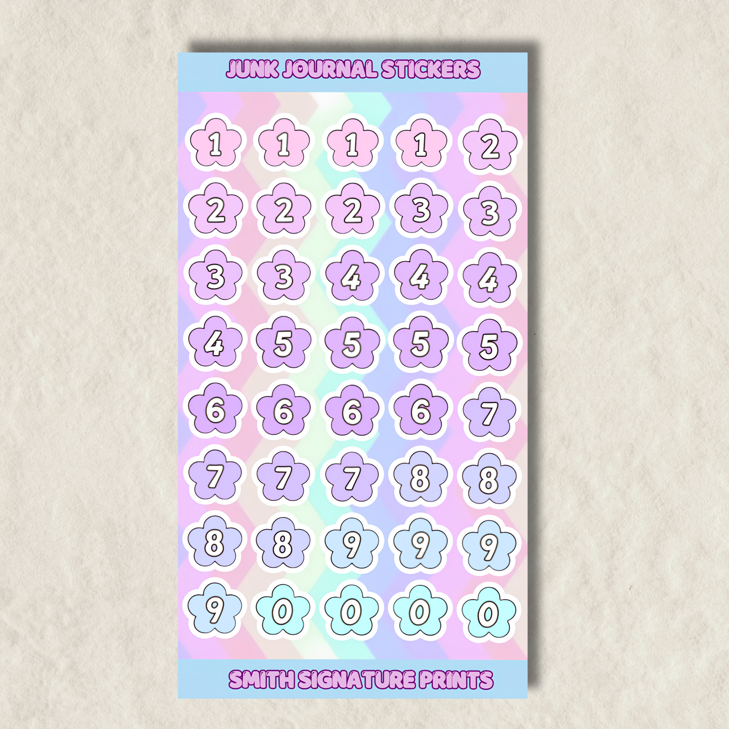 Junk Journal Sticker Sheet #6