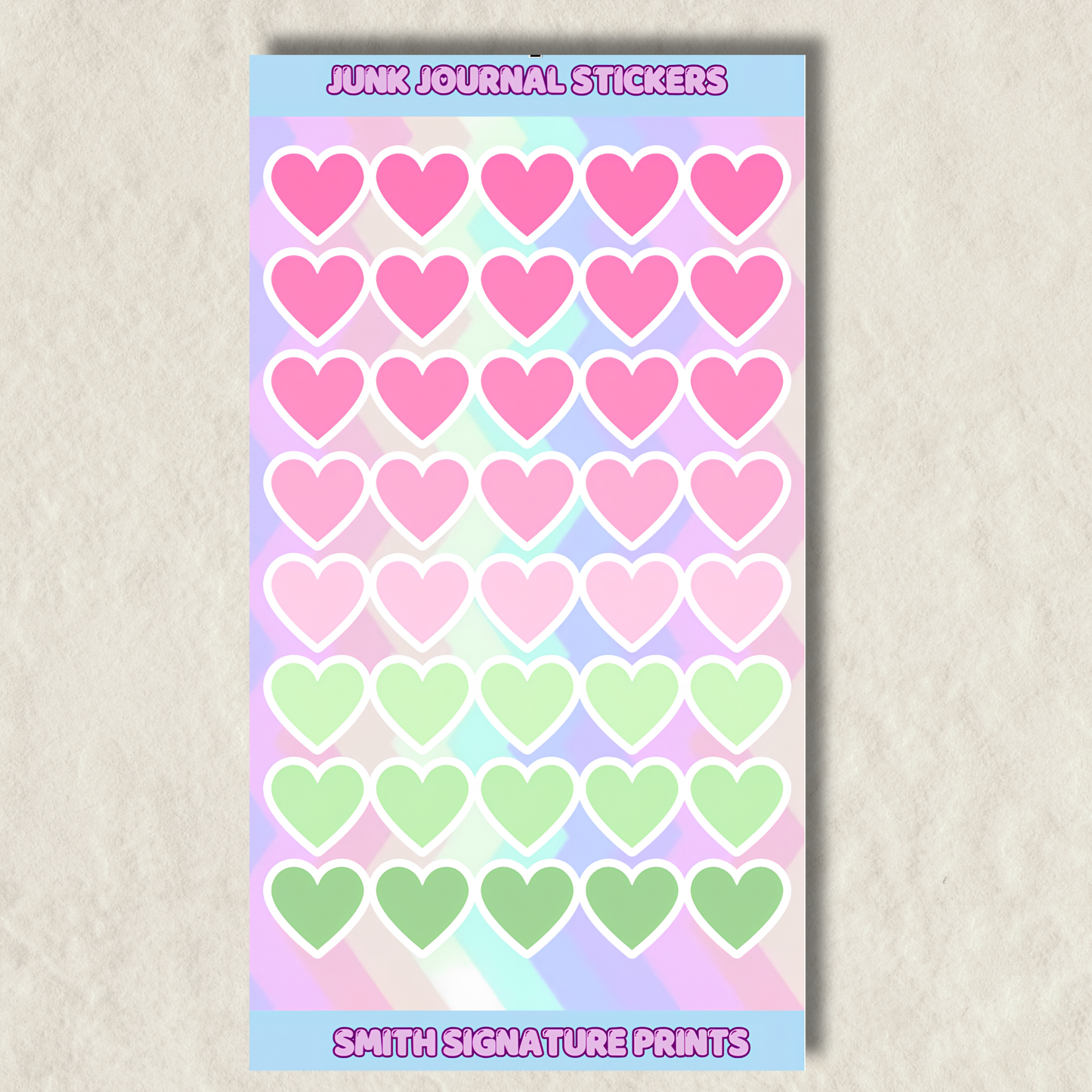 Junk Journal Sticker Sheet #17