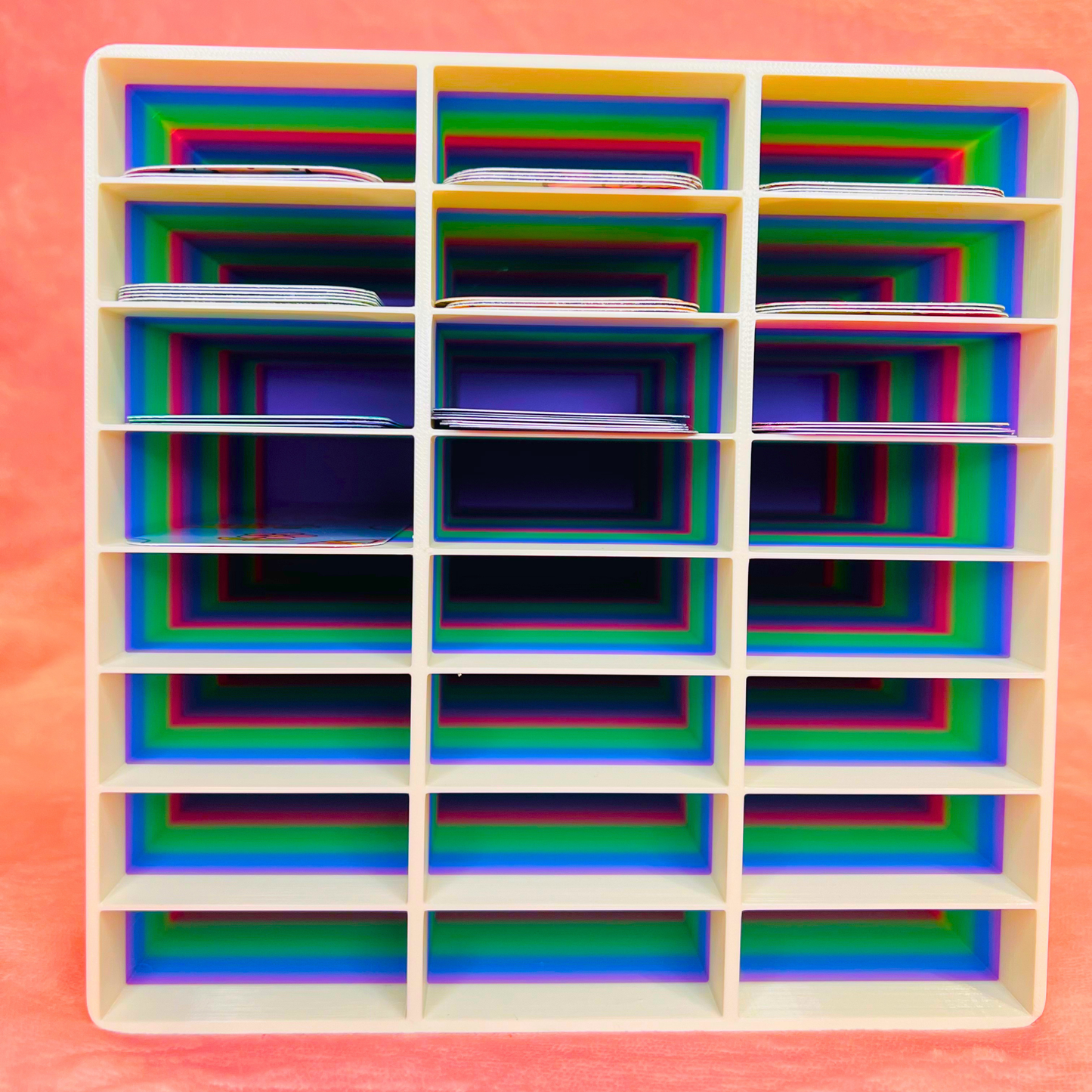 24 slot Bookmark Organizer/Holder STL FILE