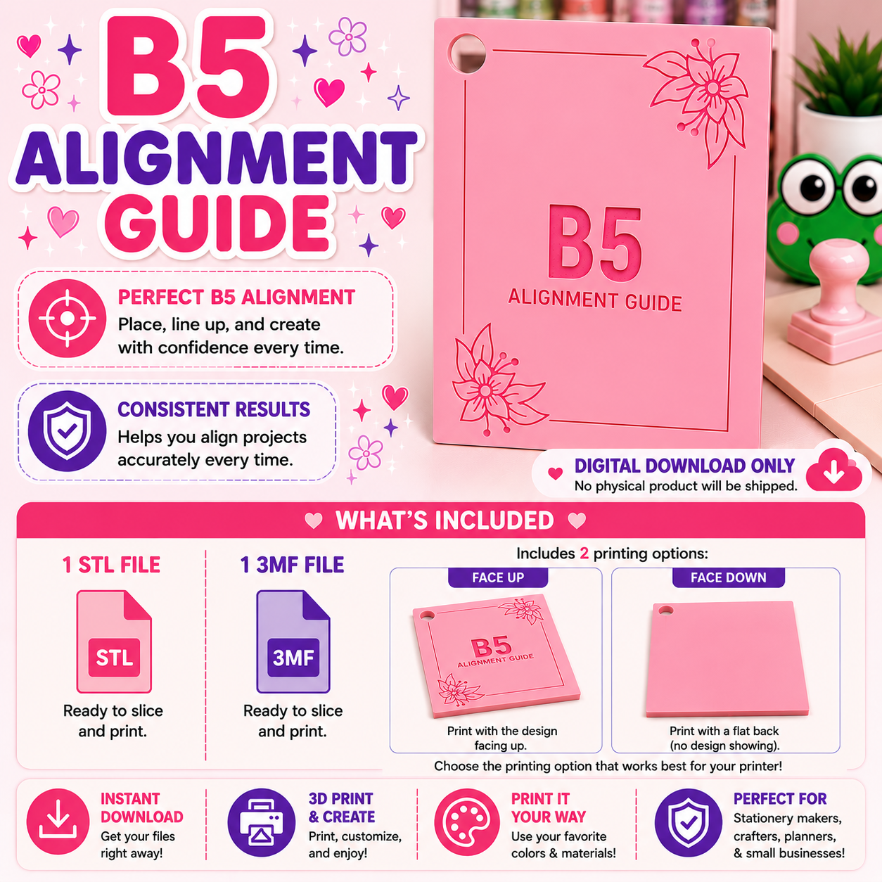 Paper Cutter Alignment Guide-B5 STL FILE