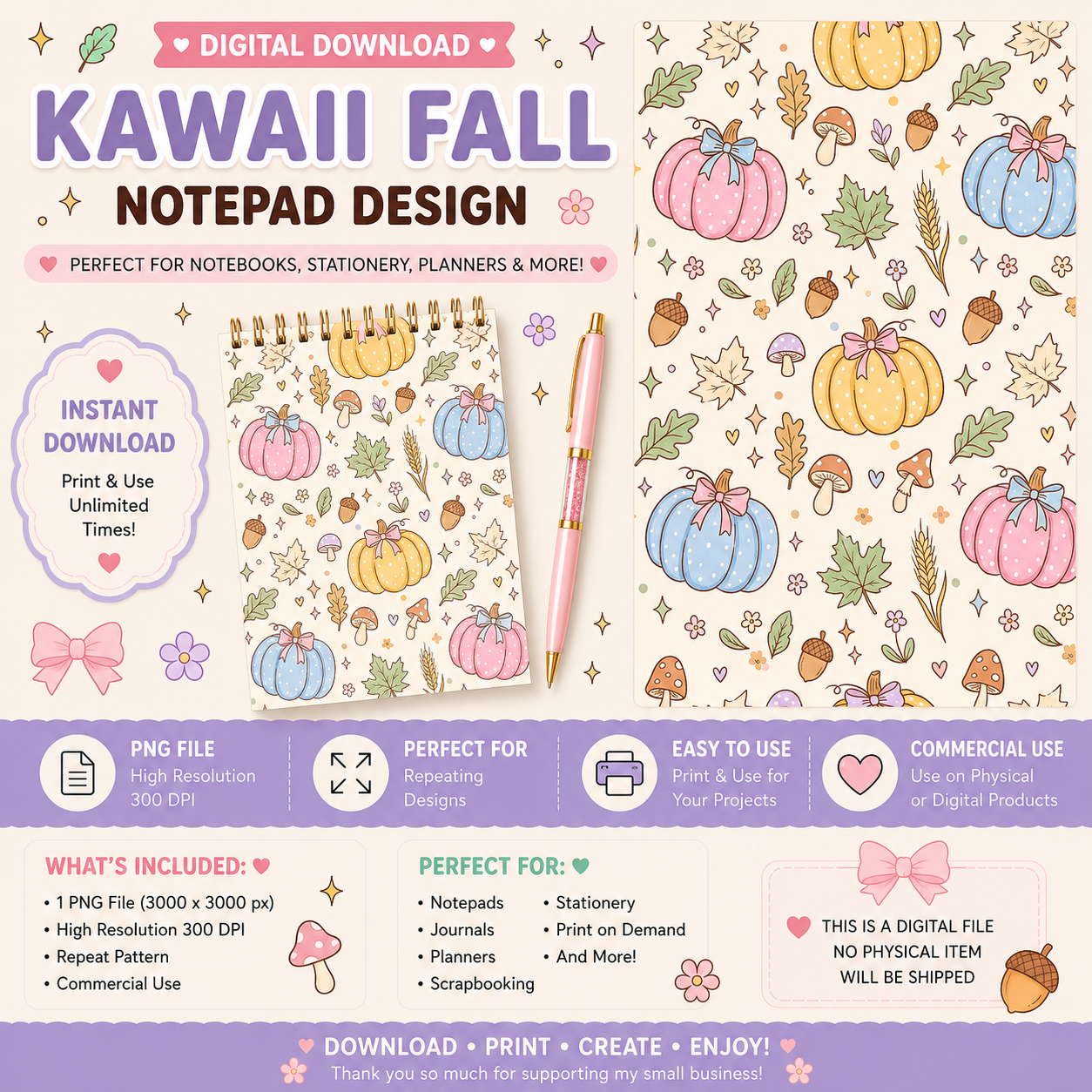 Fall Notepad Design #1