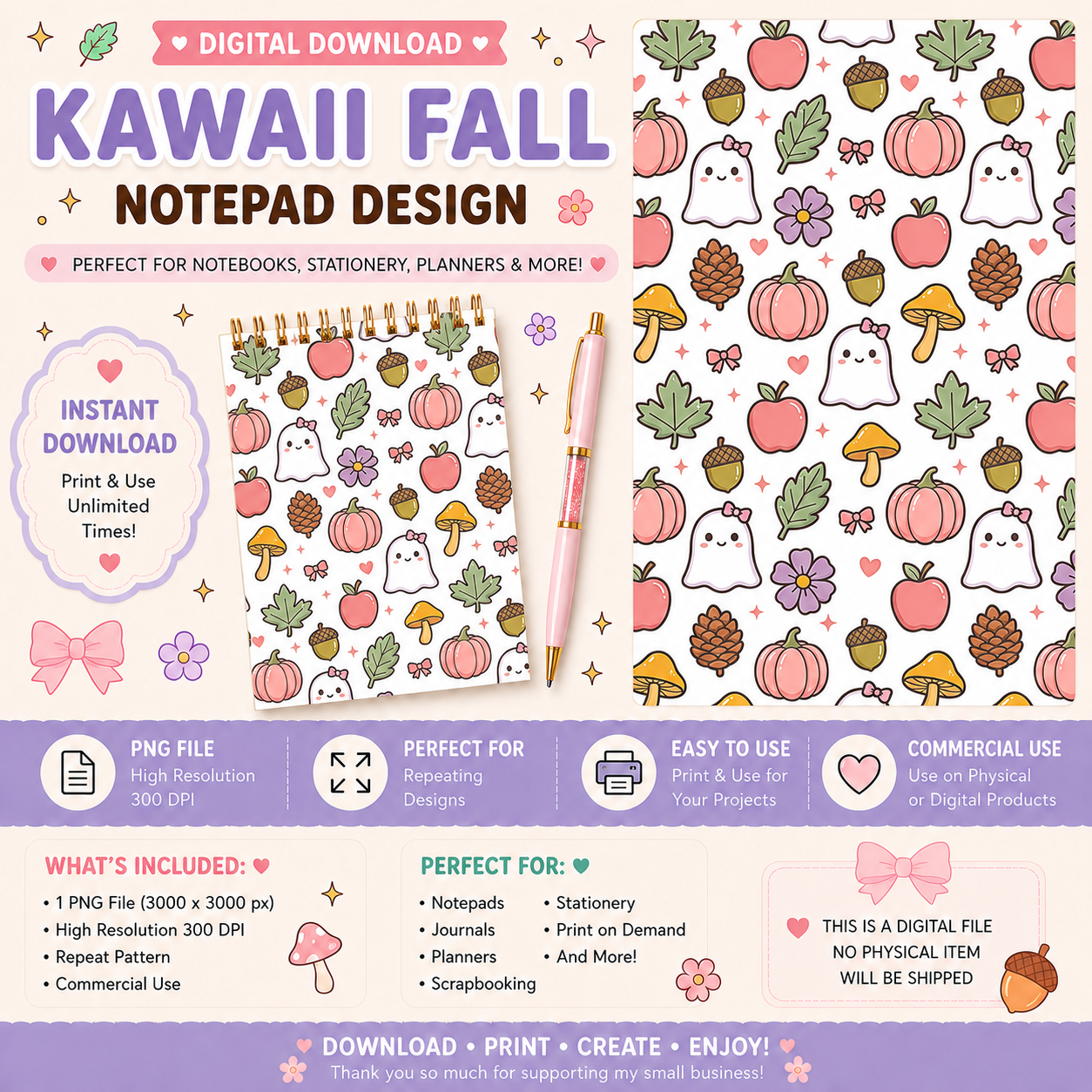 Fall Notepad Design #3
