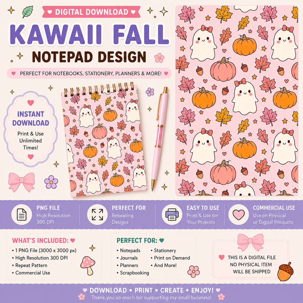 Fall Notepad Design #5