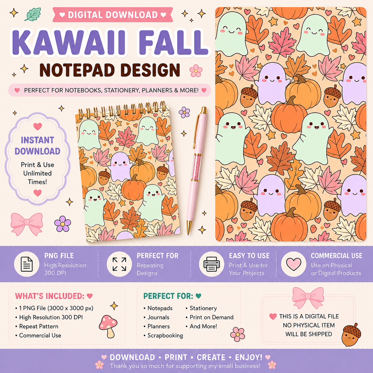 Fall Notepad Design #7