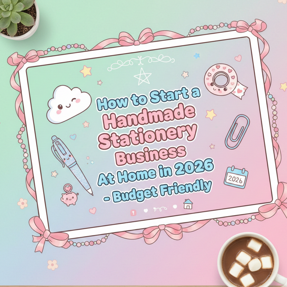 How to start a Handmade Stationery Business at Home in 2026- Budget Friendly