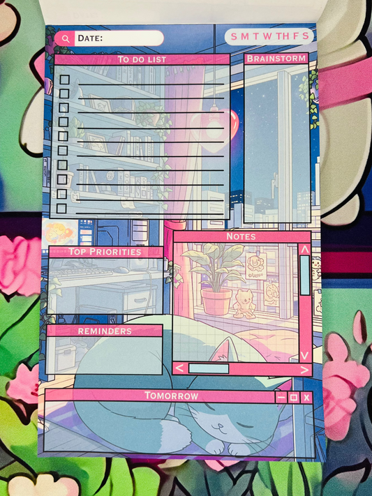 Pawsitively Snoozin' Daily Planner