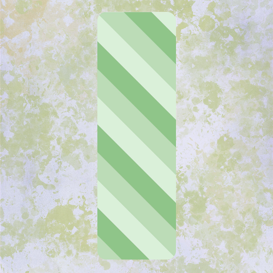 Green Stripes Bookmark