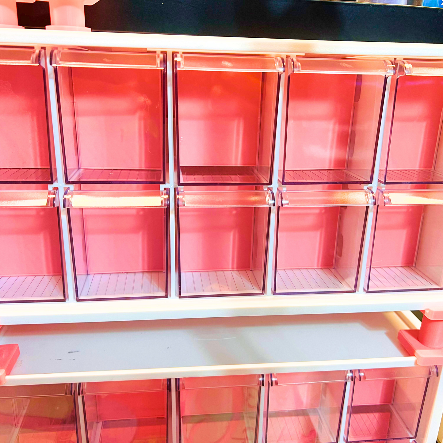 Livinbox 10-Drawer Medium Stackable Craft Organizer-Storage Container Accessories-Drawer Inserts/Dividers