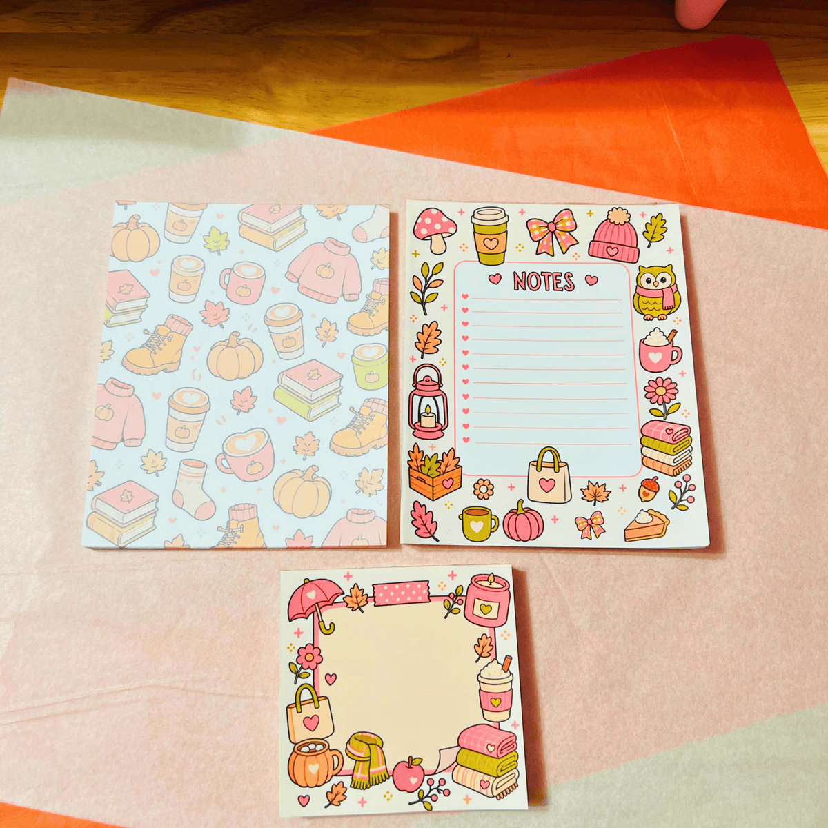 Fall Stationery Kawaii Box