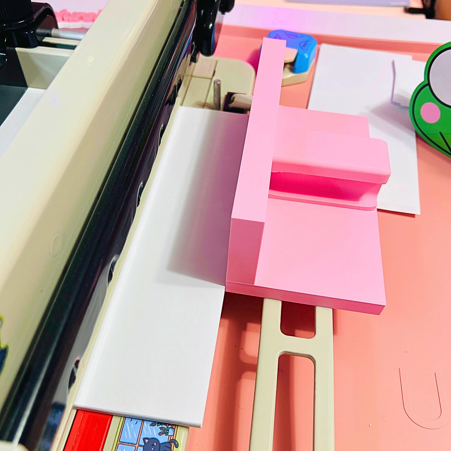 Paper Cutter Alignment Guide-Jogger Block STL FILE-3 inch Version