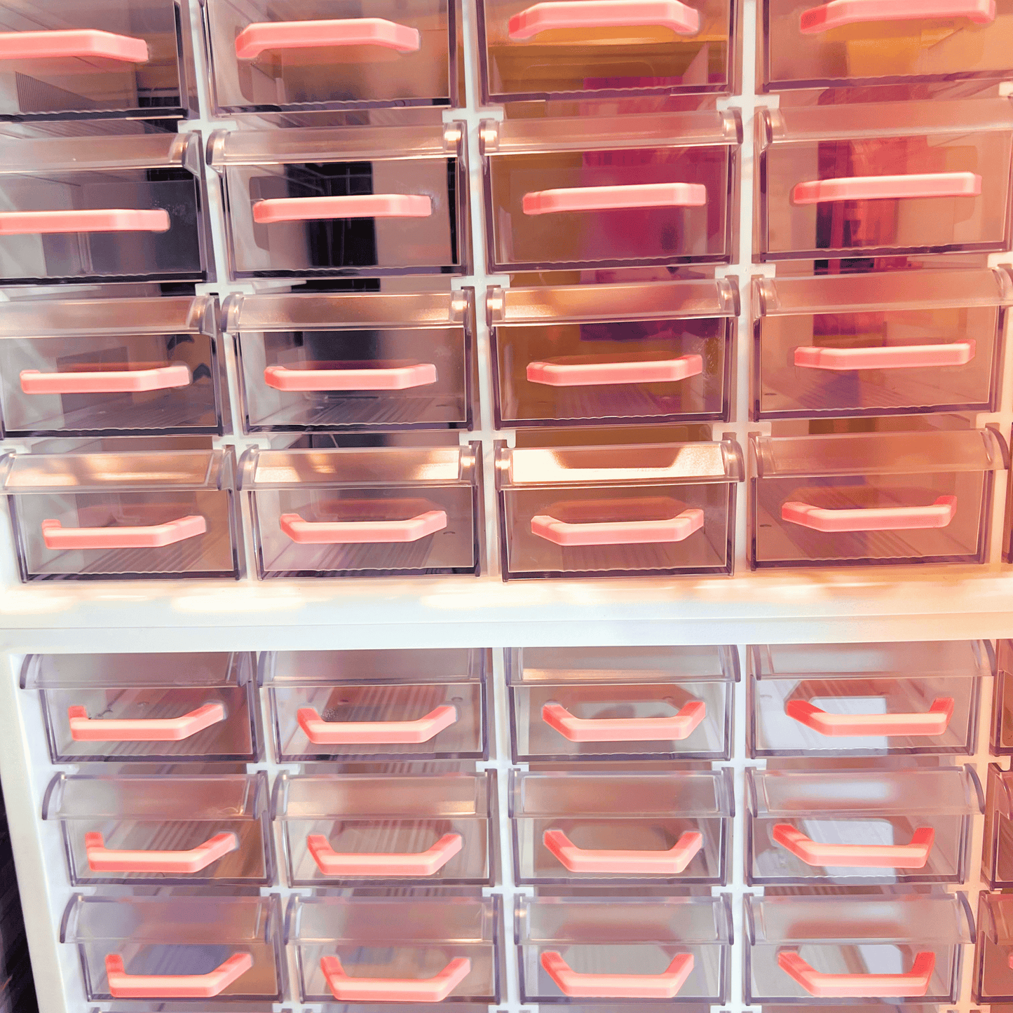 livinbox 20-Drawer Small Stackable Craft Organizer- Storage Container Accessories-20 drawer handles