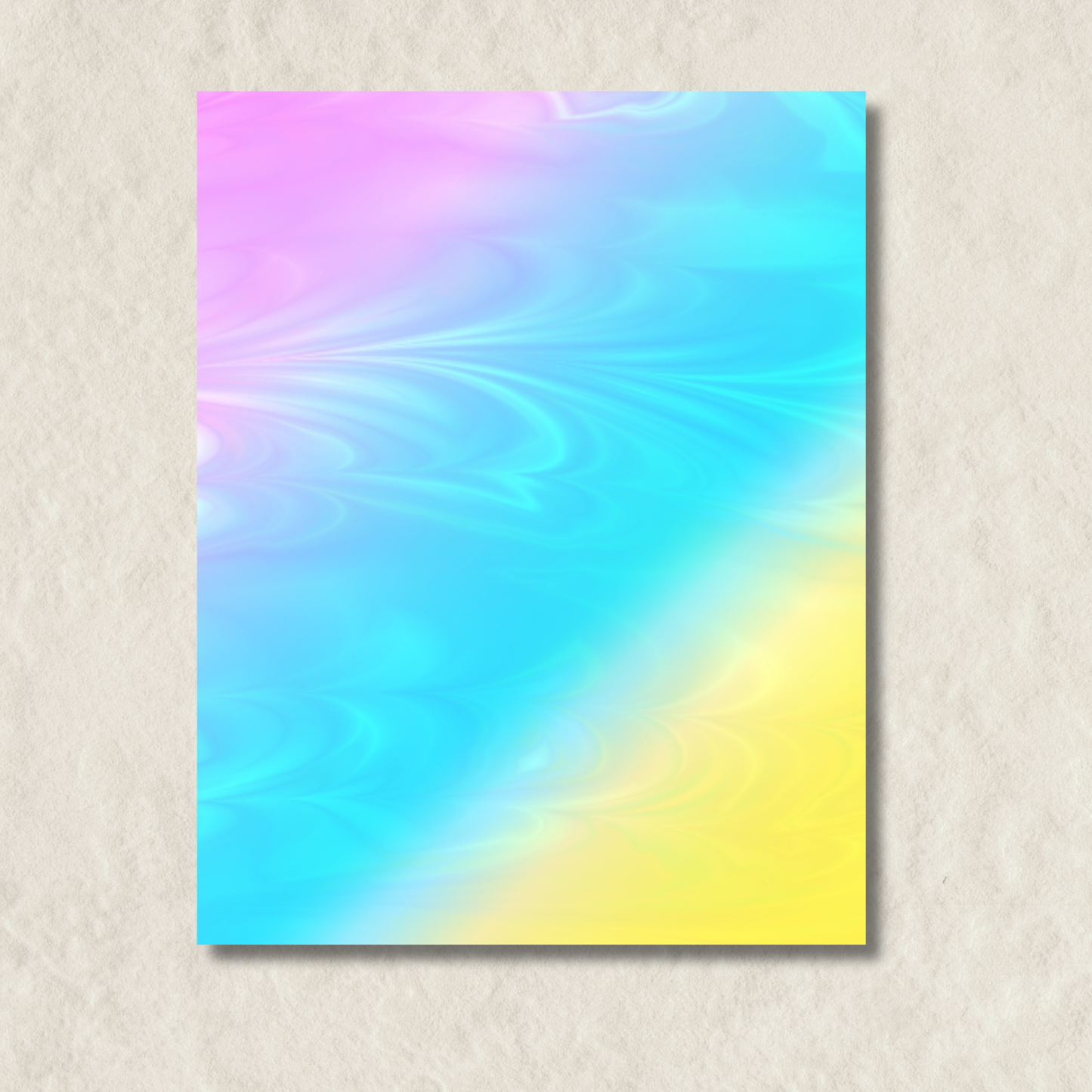Colorful Puddle Notepad