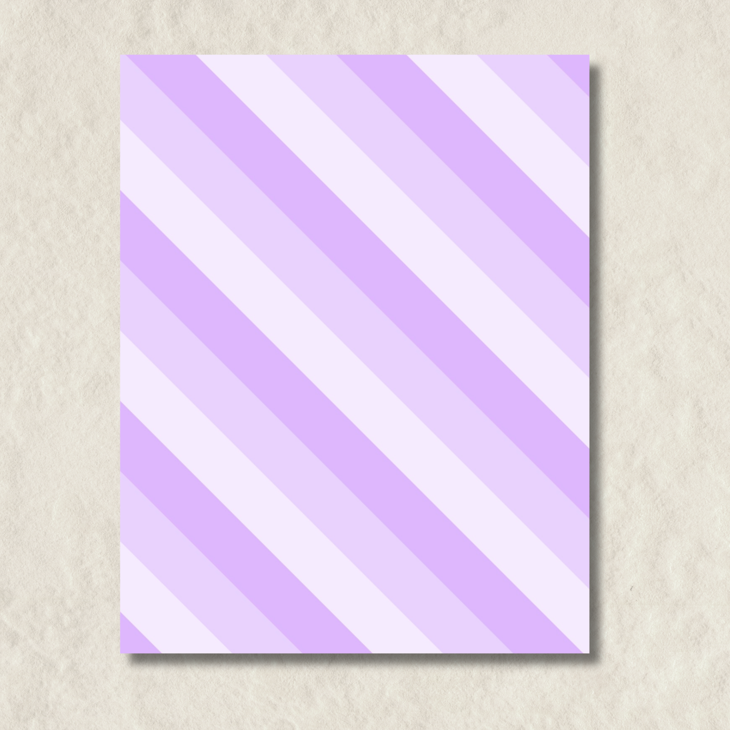 Purple Stripes Notepad