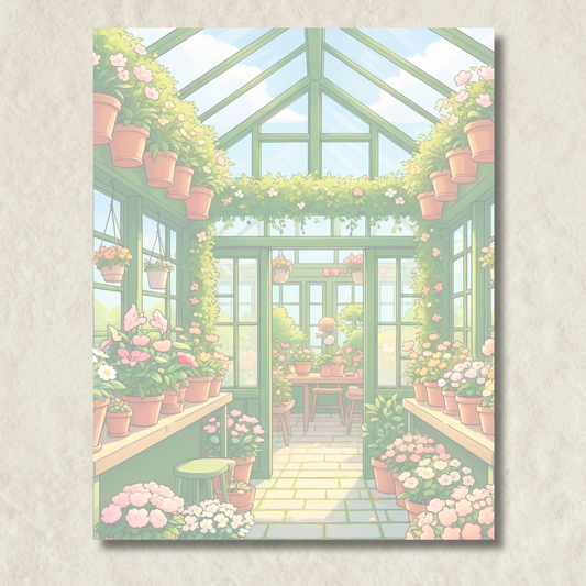 Peaceful Garden Notepad-Day Theme