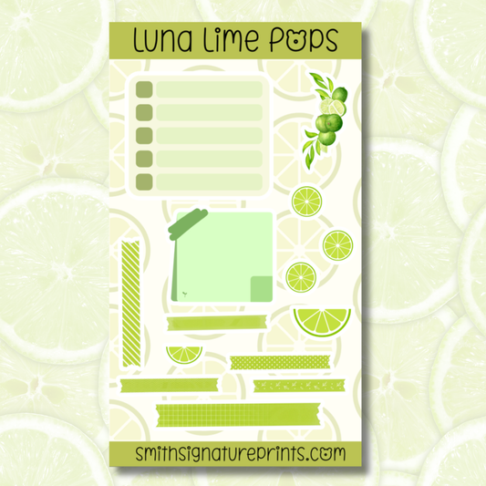 Lime Sticker Sheet SS047