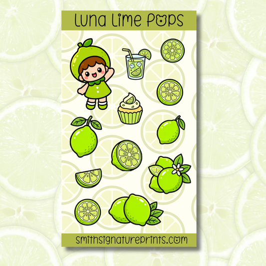 Lime Sticker Sheet SS045