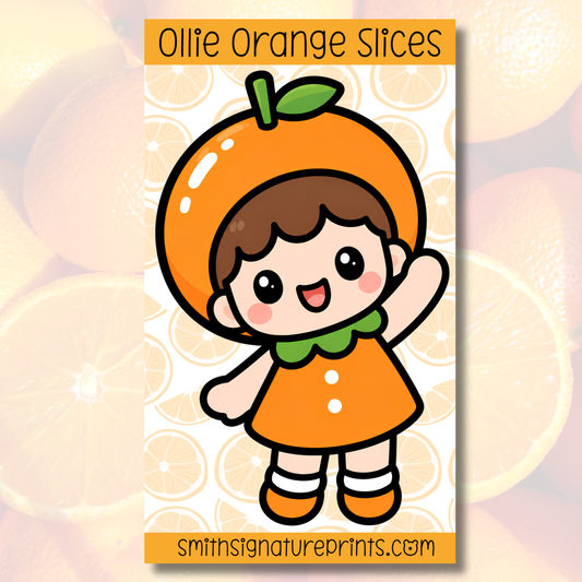 Orange Sticker Sheet SS042