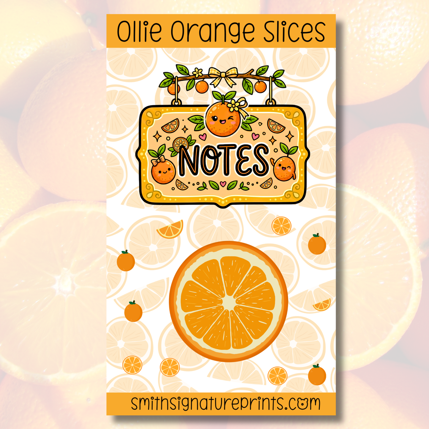 Orange Sticker Sheet SS037