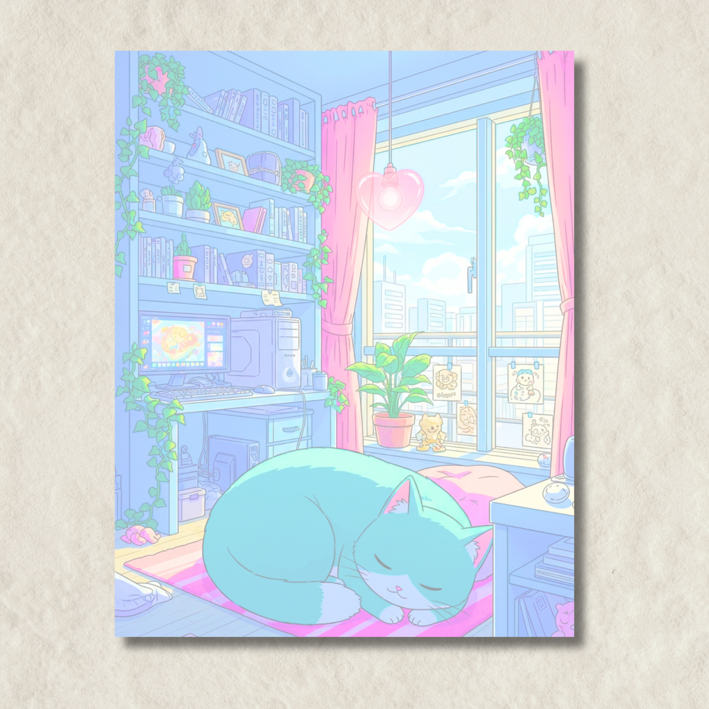 Pawsitively Snoozin' Notepad- Day Theme
