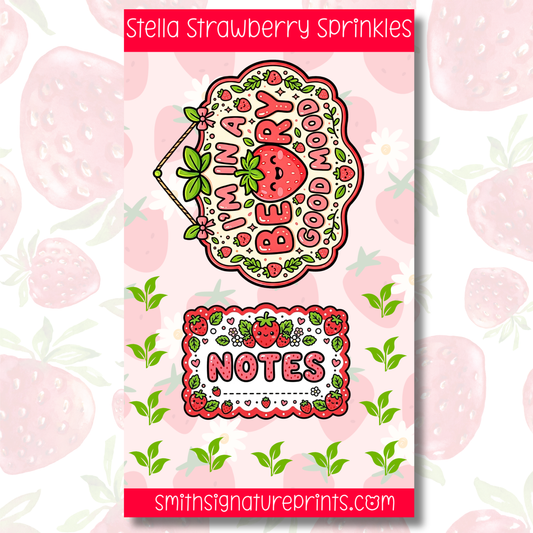 Strawberry Sticker Sheet SS032