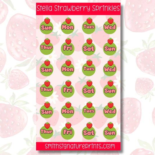 Strawberry Sticker Sheet SS031