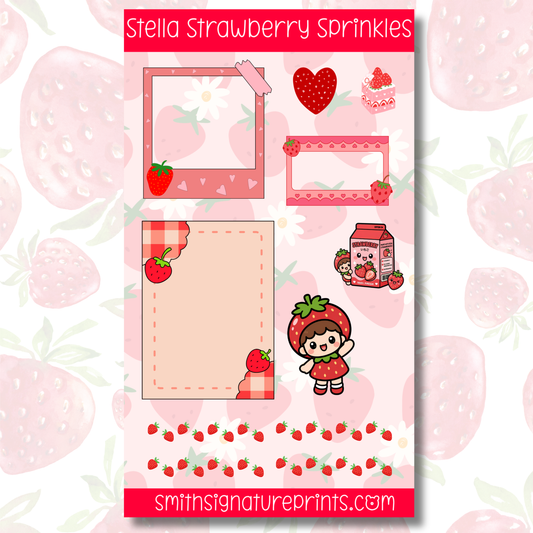 Strawberry Sticker Sheet SS034