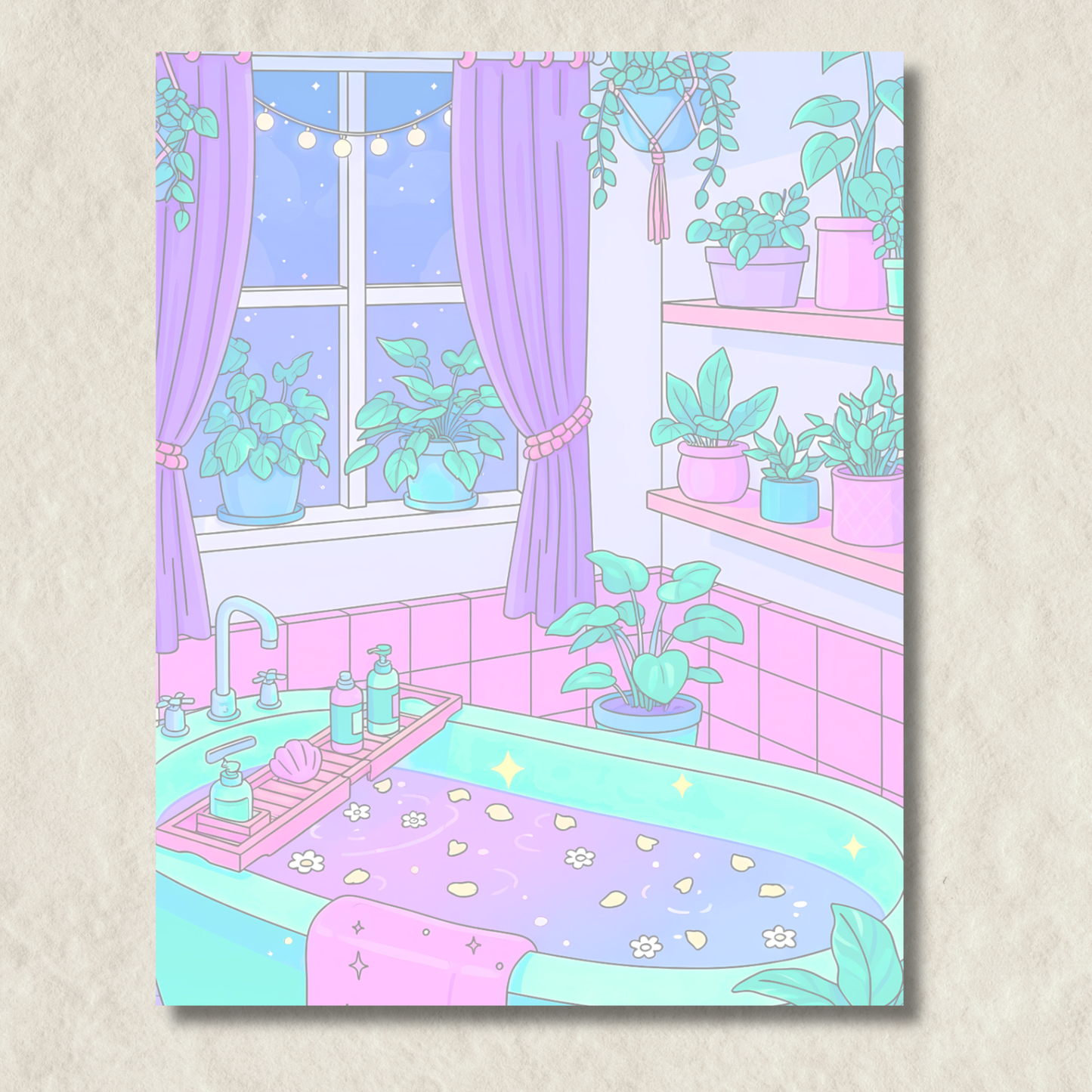 Bubble Bliss Notepad-Night Theme