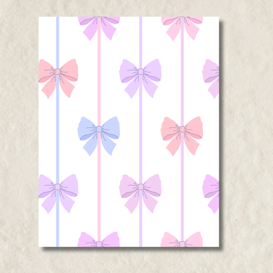 Pretty Bows Notepad