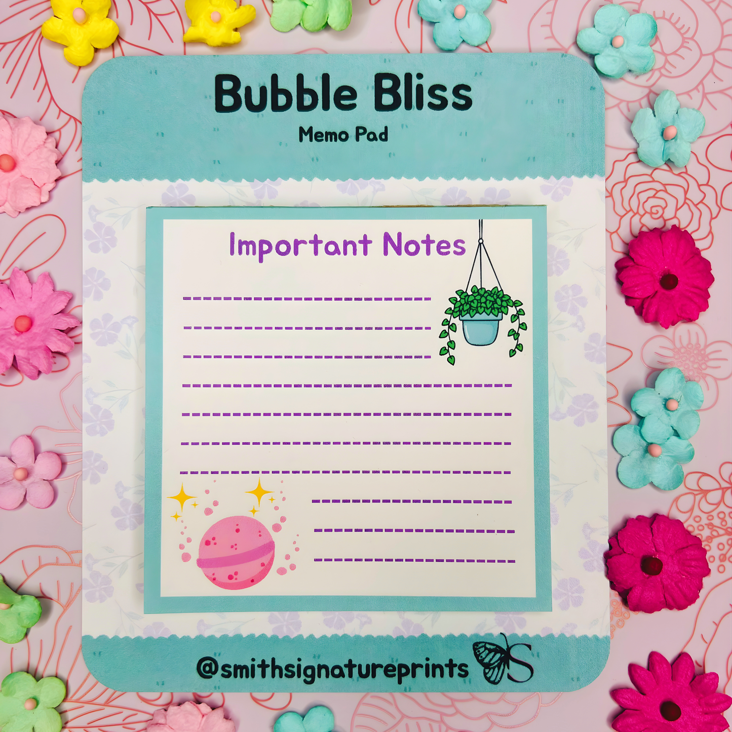 Bubble Bliss Memo Pad