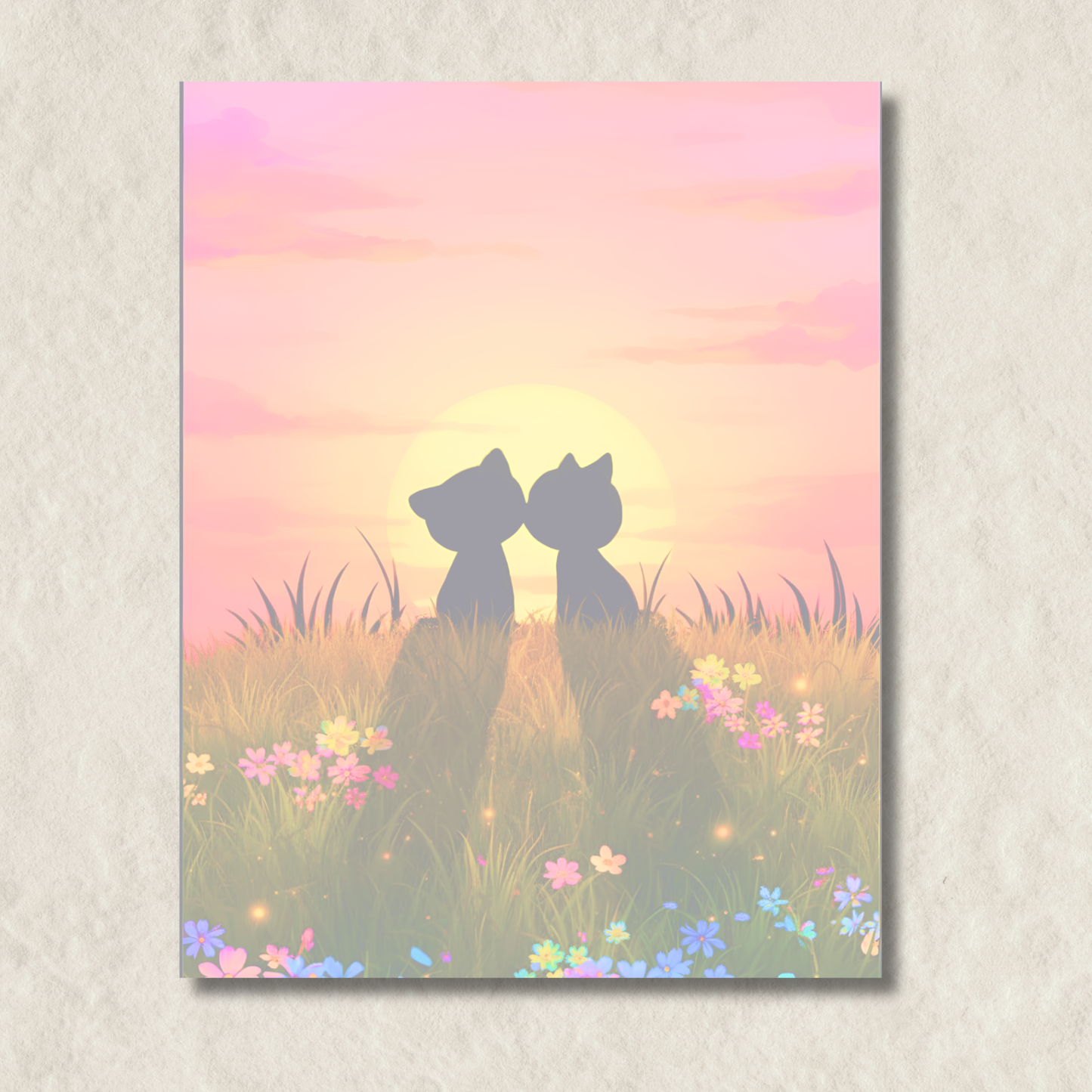 Two Souls, One Sky Notepad-Day Theme