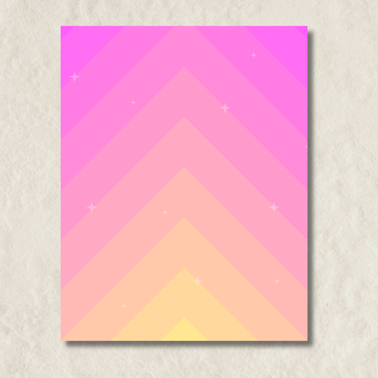 Ombre Sunset Notepad
