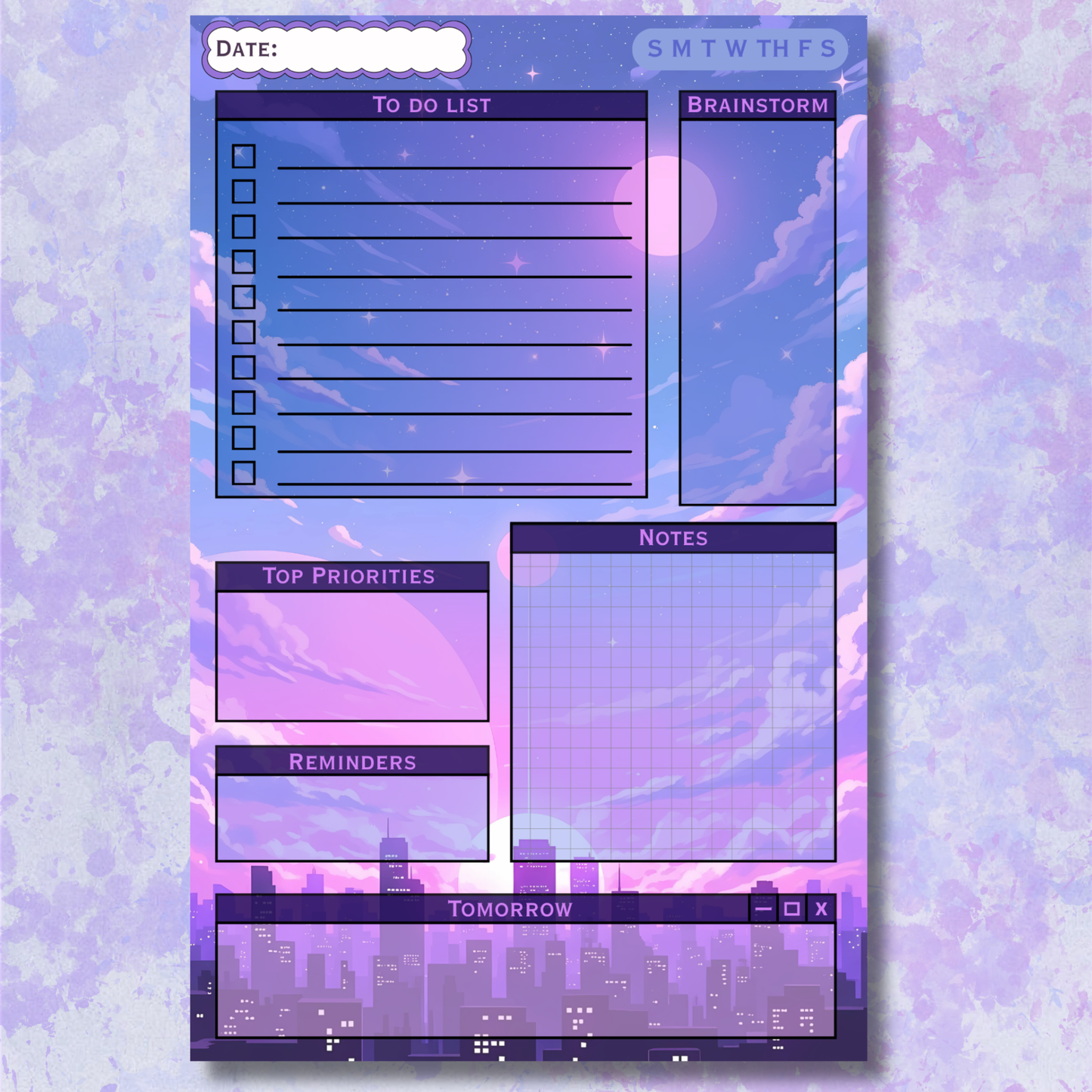 City Lights Daily Planner