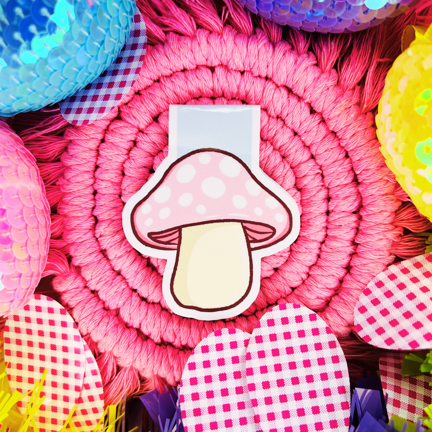 Pastel Meadow Pixies Magnetic Bookmark 002