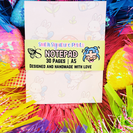 Pastel Meadow Pixies Notepad