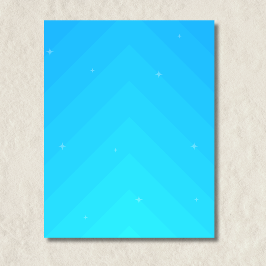 Ombre Sunset Blue Notepad